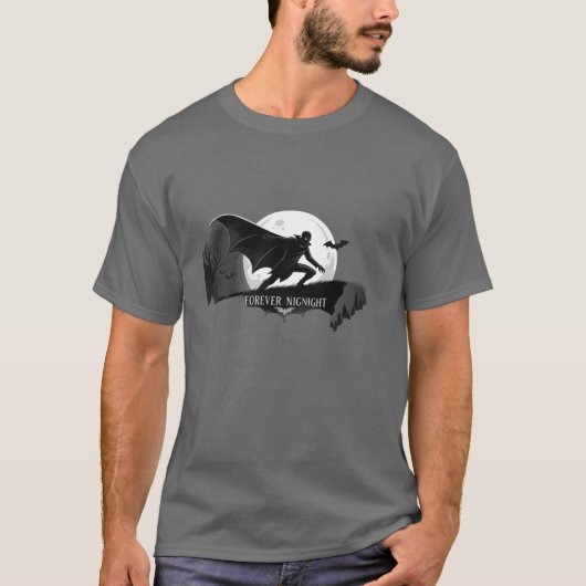 Dunkle Rittermütze T-Shirt (Vorderseite)