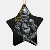 Dunkle Ritterrüstung Keramikornament (Links)