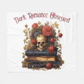 Dunkle Romance besessen Fleecedecke (Vorderseite (Horizontal))