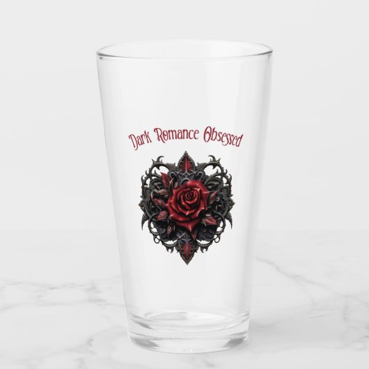 Dunkle Romance besessen Glas (Vorderseite)