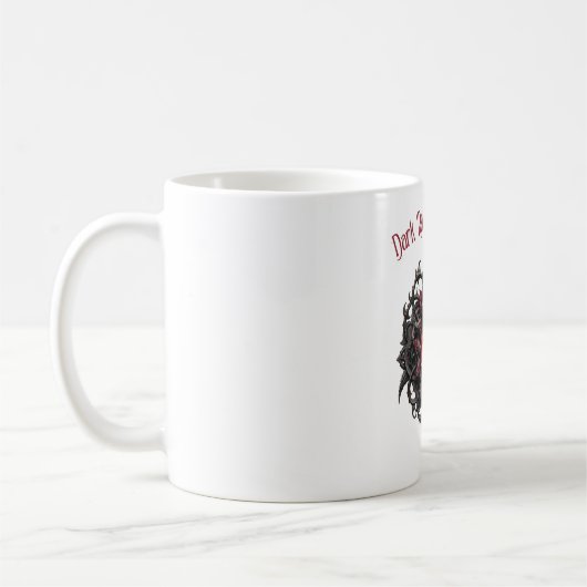 Dunkle Romance besessen Kaffeetasse (Links)
