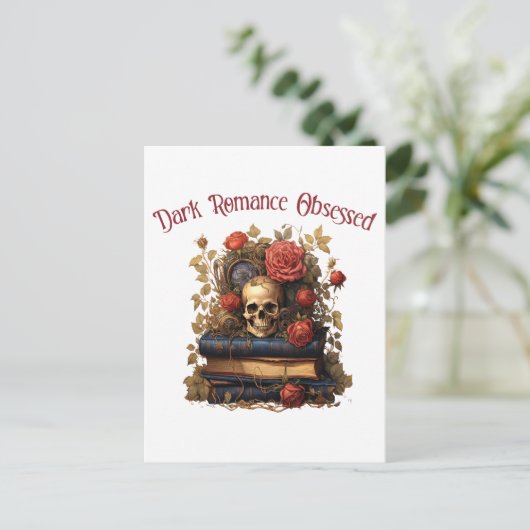 Dunkle Romance besessen Postkarte (Stehend Vorderseite)