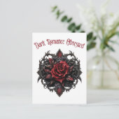 Dunkle Romance besessen Postkarte (Stehend Vorderseite)