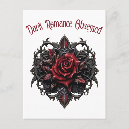 Dunkle Romance besessen Postkarte (Vorderseite)
