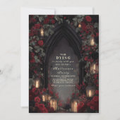 Dunkle Romance Gothic Lantern Party Night Einladung (Vorderseite)