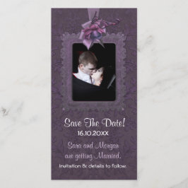 Dunkle Romance Hochzeit speichern das Datum Save The Date