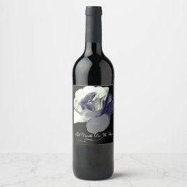 Dunkle Romantik "Bis zum Tod macht uns Teil" Geist Weinetikett