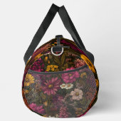 Dunkle Romantik Florale Blüte Duffle Bag (Rechts)