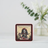 Dunkle Romantik_ Krimsonrose Begleitkarte (Stehend Vorderseite)