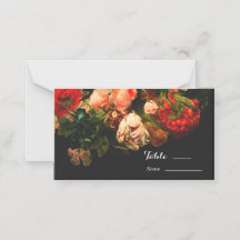 Dunkle romantische, stimmungsvolle, elegante Blume