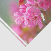 Dunkle rosa Kirschblüten Seidenpapier (Ausschnitt)