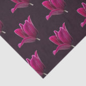 Dunkle rosa Tulpe Seidenpapier (Detail)