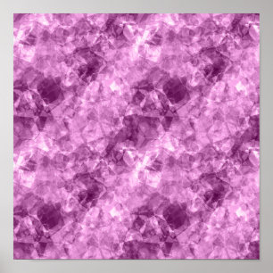 Dunkle rosa zerknitterte Textur Poster