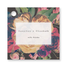 Dunkle Rose Botanischer Fete