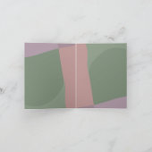 dunkle Rose Lavendel grün Pastellfarbe personalisi (Innenseite)