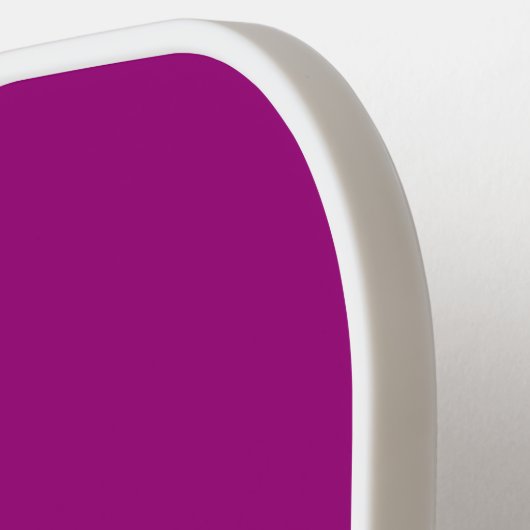 Dunkle Rose Rosa Farbblock Tiefe rote gelbe Streif Pickleball Schläger (Linke Seite)