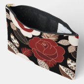 Dunkle Rose Zubehörtasche (Offen)