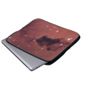 Dunkle Rosen-Schatten-Staub-Wolken Laptopschutzhülle (Vorne Knopf)