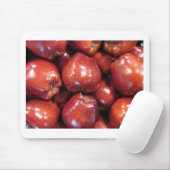 Dunkle rote Äpfel Mousepad (Mit Mouse)