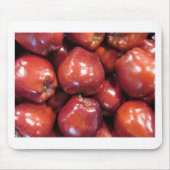 Dunkle rote Äpfel Mousepad (Vorne)
