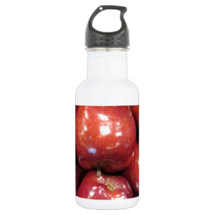 Dunkle rote Äpfel Trinkflasche