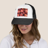 Dunkle rote Äpfel Truckerkappe (Beispiel)