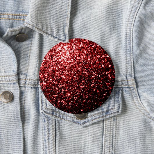 Dunkle rote Imitate Glitzer Glitzern Glamour Button (Beispiel)