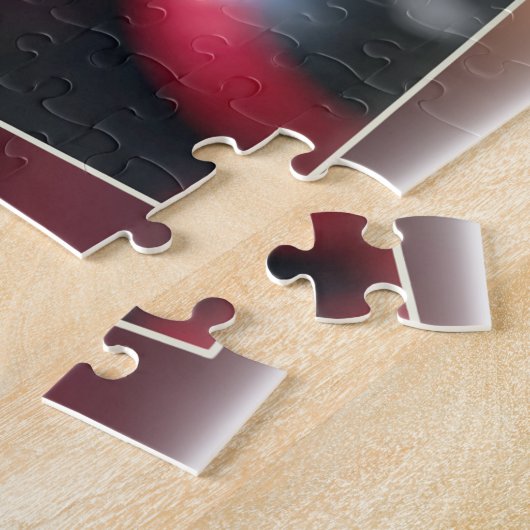 Dunkle rote Rose Puzzle (Seite)