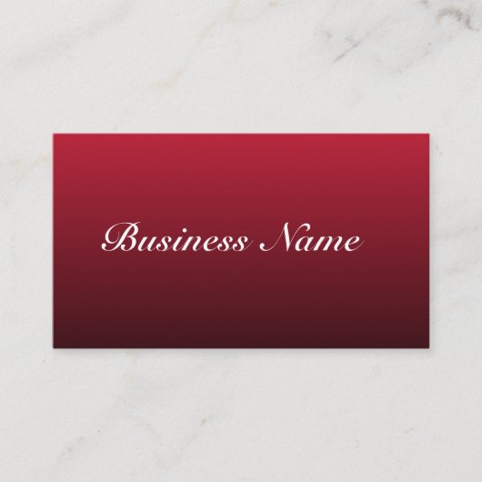 Dunkle rote Visitenkarten Visitenkarte (Vorderseite)