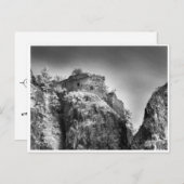 Dunkle Ruine, Kabinettkarte Postkarte (Vorne/Hinten)