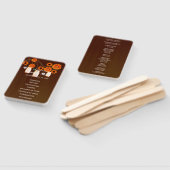 Dunkle rustikale Orange Floral Mason Jars Wedding Fächer (Non-assembled)