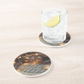 Dunkle Rustikale Weihnachtsmusik rund um die Uhr Getränkeuntersetzer (Seite)