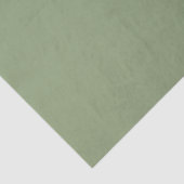 Dunkle Sage Green Solid Simple Tissue Paper Seidenpapier (Ausschnitt)