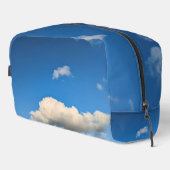 Dunkle Sahne-Wolke Waschbeutel (Rechte Ecke)