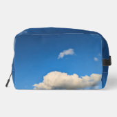 Dunkle Sahne-Wolke Waschbeutel (Rückseite)