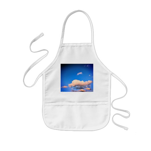 Dunkle Sahnewolken Kinderschürze (Vorne)