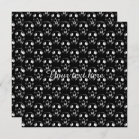 Dunkle Schädel (Vorne/Hinten)