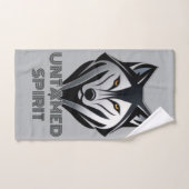 Dunkle Schattierungen und Metallic Accents Wolf Lo Badhandtuch Set (Handtuch)