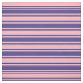 Dunkle Schieferblau und hellrosa Streifen Stoff (Muster)