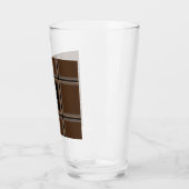 Dunkle Schokolade Braun Single, erster Streifen Glas (Links)