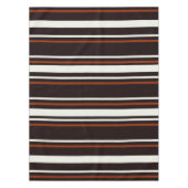 Dunkle Schokolade, braune Streifen Tischdecke (Vorderseite)