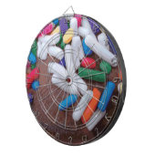 Dunkle Schokolade Eiscreme mit Regenbogensprinklen Dartscheibe (Vorderseite rechts)