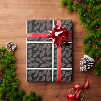 Dunkle Schokolade Geschenkpapier