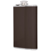 Dunkle Schokolade, Solid Brown, Dunkelbraun Flachmann (Links)