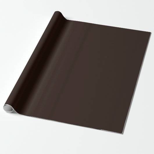 Dunkle Schokolade, Solid Brown, Dunkelbraun Geschenkpapier (Ungerollt)