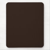 Dunkle Schokolade, Solid Brown, Dunkelbraun Mousepad (Vorne)