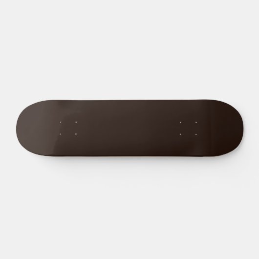 Dunkle Schokolade, Solid Brown, Dunkelbraun Skateboard (Horizontal)