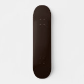Dunkle Schokolade, Solid Brown, Dunkelbraun Skateboard (Vorne)