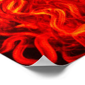 Dunkle Schönheit 20x20" Poster (Ecke)