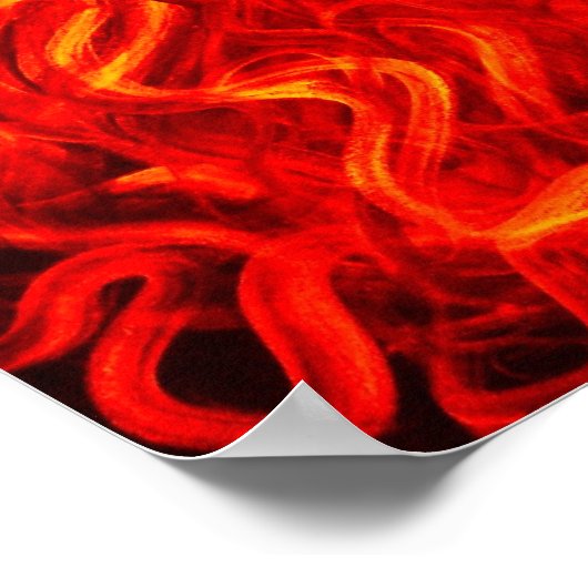 Dunkle Schönheit 20x20" Poster (Ecke)